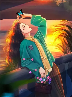 微笑水彩插画大全